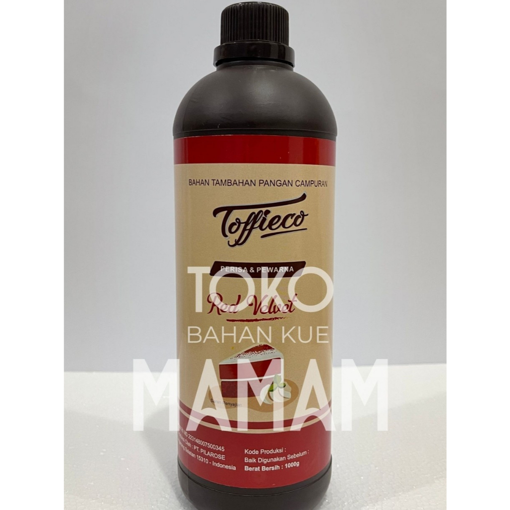 

Pasta Red Velvet TOFFIECO 1L – Perisa & Pewarna Food Grade untuk Kue, Roti & Dessert