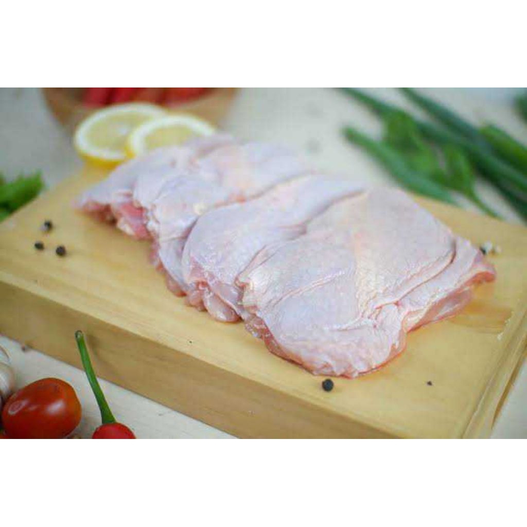 

Boneless Paha Kulit Segar / Fillet Paha Kulit Fresh