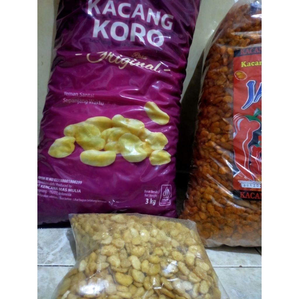 

kacang koro kupas pedas gurih1 kg