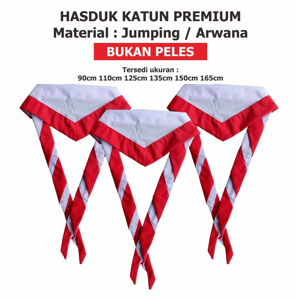 KACU PRAMUKA SD SMP SMA SMK MADRASAH HASDUK Katun Pembina Siaga Penggalang Penegak Stangan leher