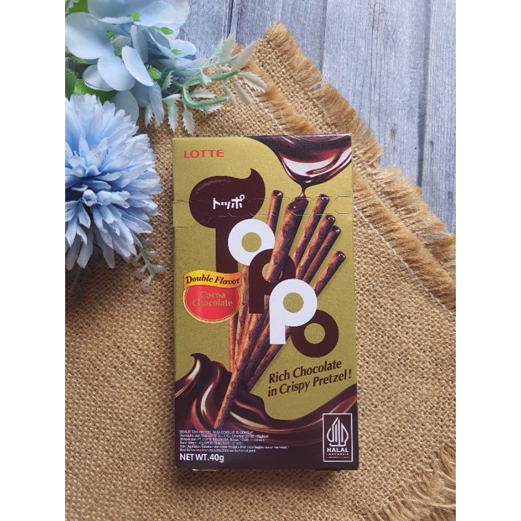 

Lotte Toppo pretzel cocoa chocolate 40gr
