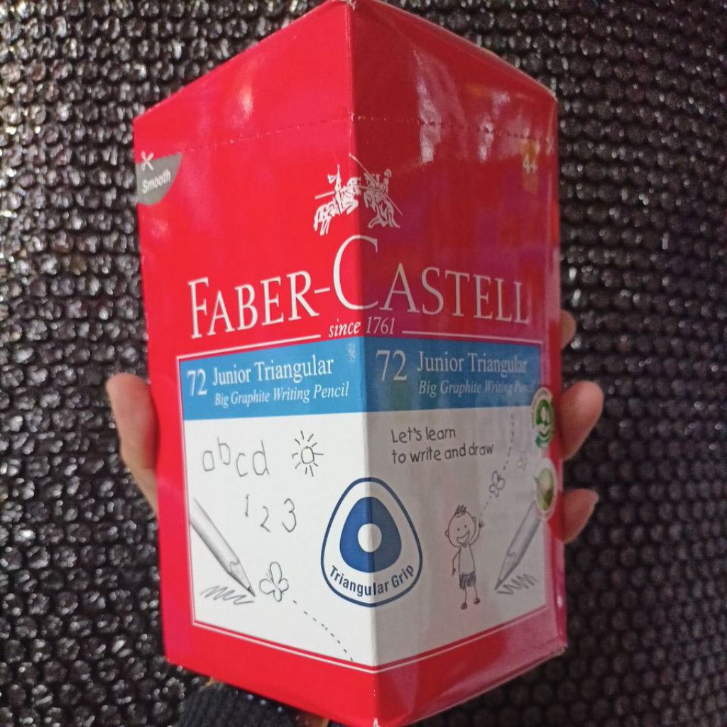 

Grip Pensil hitam Faber Castell junior Grip Triangular harga 1pc