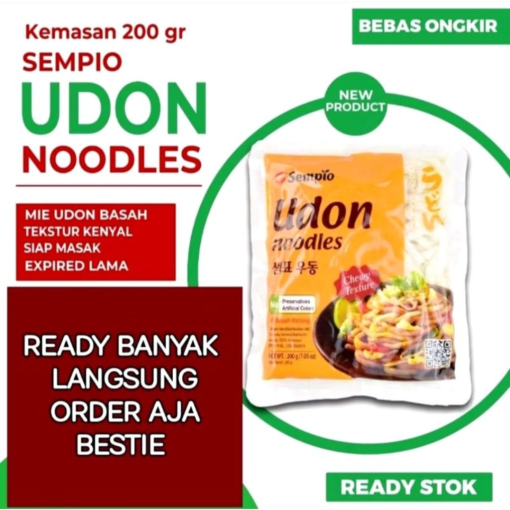 

Sempio Udon - Mie Udon Basah Halal