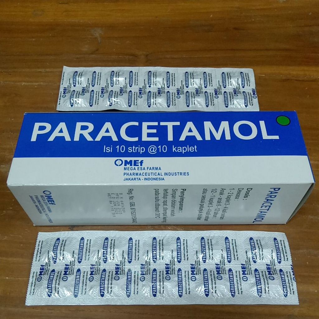 Paracetamol mef 1 strip 10 tablet Paracetamol