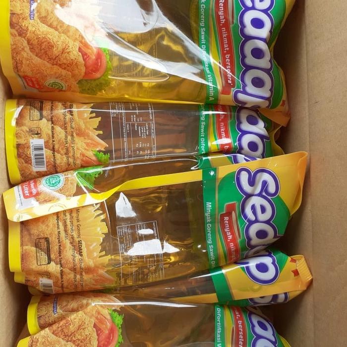 

MINYAK GORENG SEDAAP 1 LITER / SEDAAP MINYAK GORENG PER KARTON ISI 12 POUCH DAN SETENGAH KARTON ISI 6 POUCH