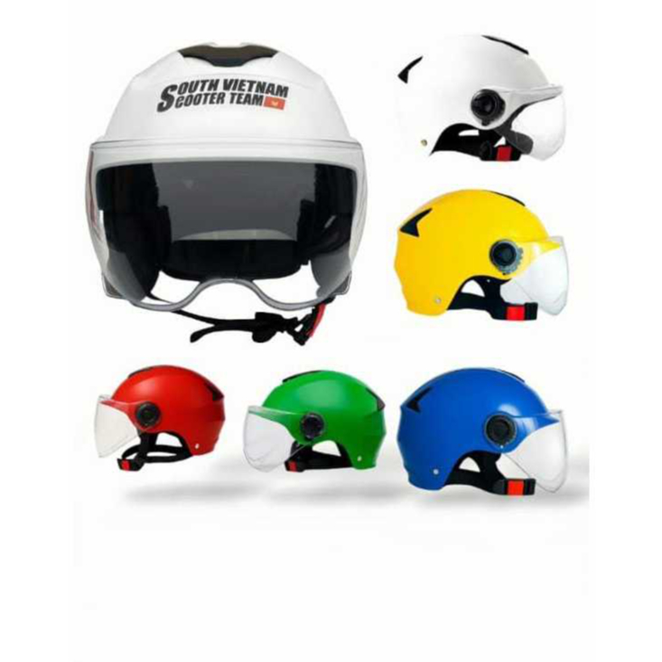 ALEI Helm Sepeda Listrik/Gowes Scooter Free Kaca & Sticker Murah Warna Warni Original Dewasa