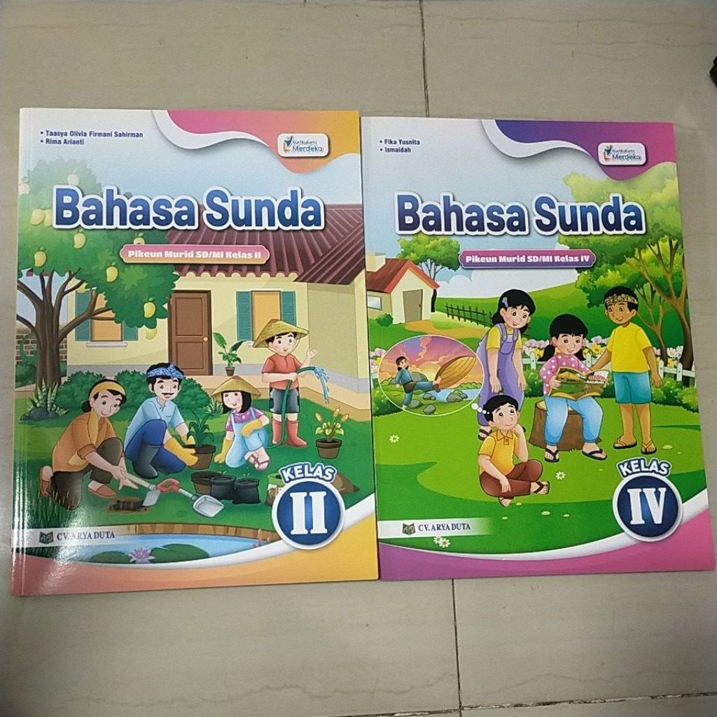 Buku Bahasa Sunda Kelas 2 dan 4