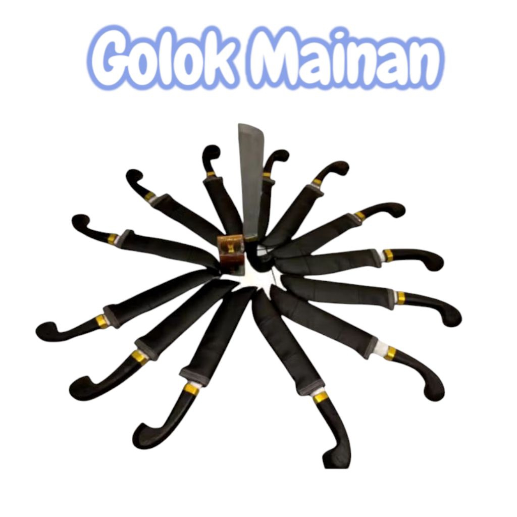 Golok Mainan Golok Bahan Kayu/Golok Buat Latihan Silat/Golok Anak Dan Dewasa