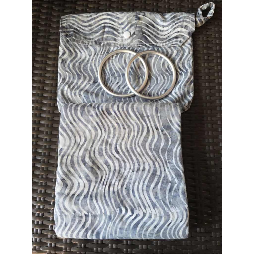 Gendongan Jarik Kawung + Ring Sling - Preloved