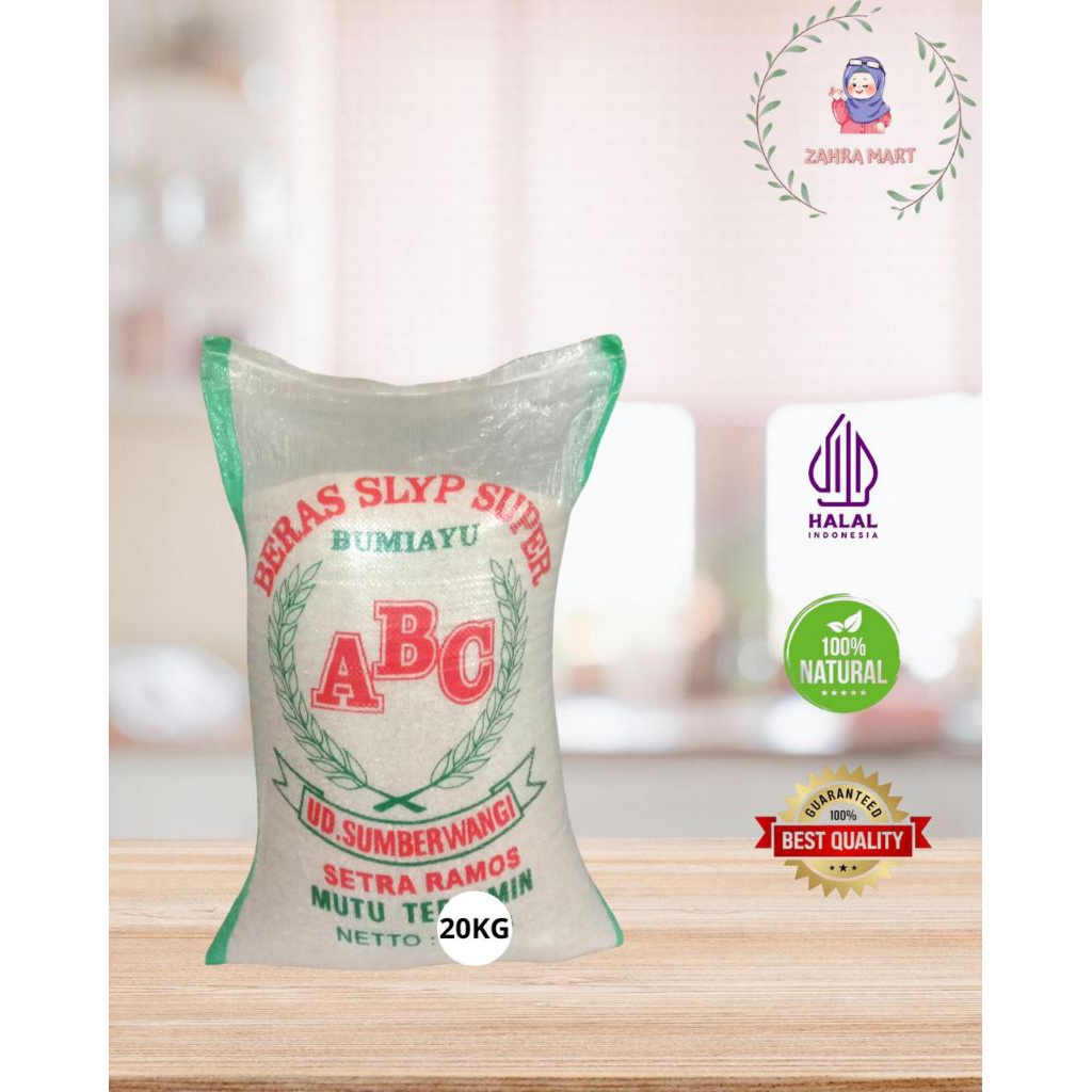 

Beras Pulen Cap ABC 20Kg dan 25Kg Murah