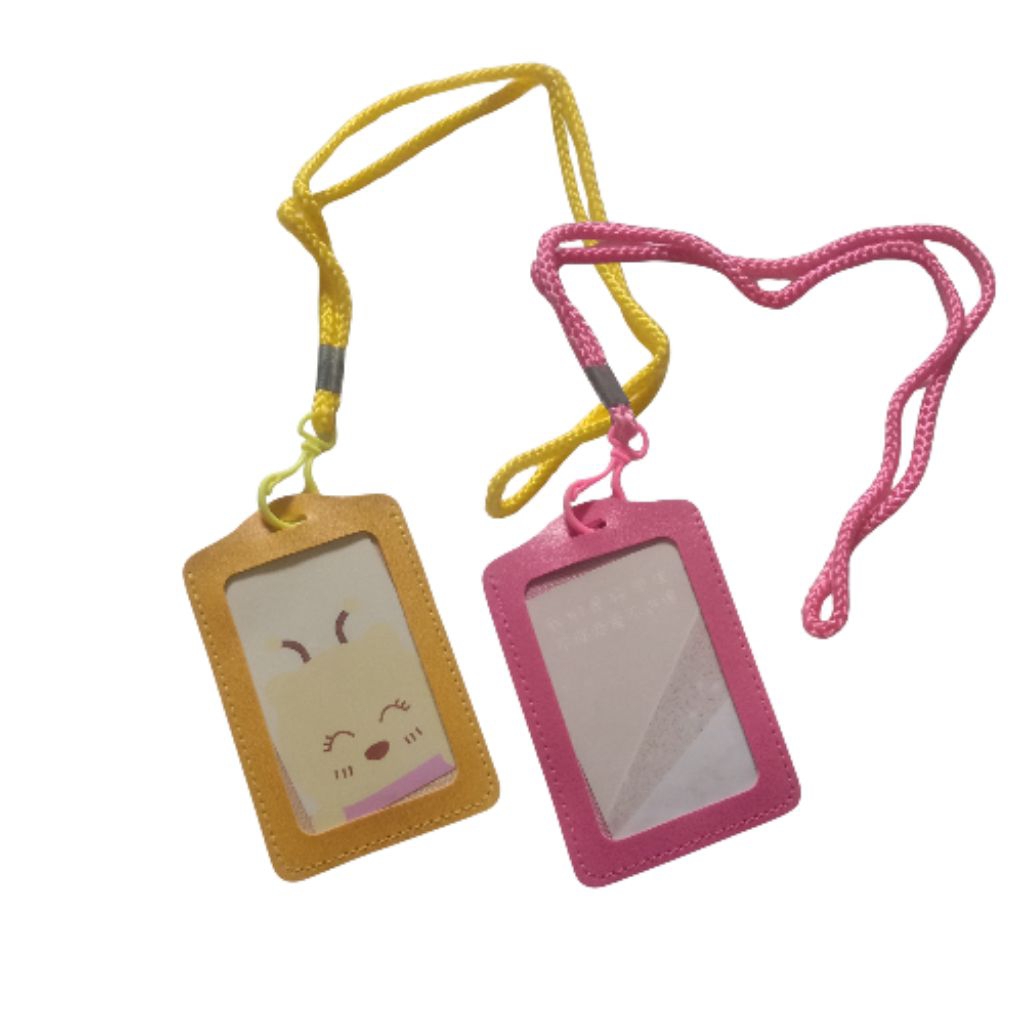 

[YOBANA] ID CARD CARD HOLDER NAME TAG KULIT DENGAN TALI