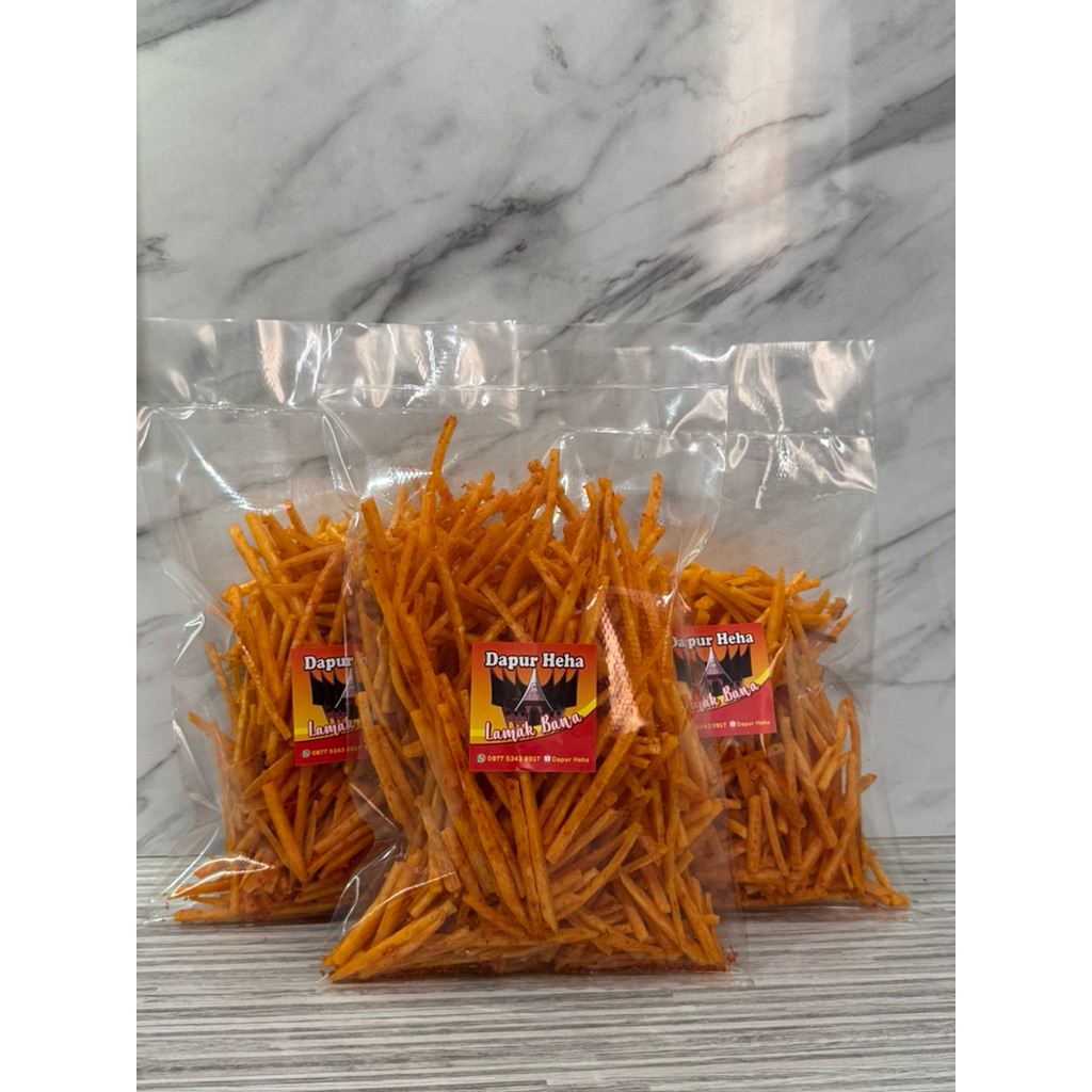 

Keripik Lidi Pedas Khas Minang