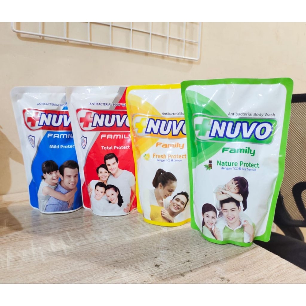 Nuvo Sabun Cair 400ml/Nuvo Biru/Sabun Cair
