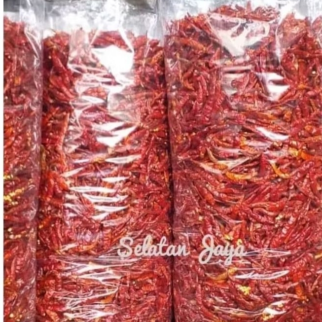 

Cabe Kering Teja japlak tanpa tangakai 5 kg