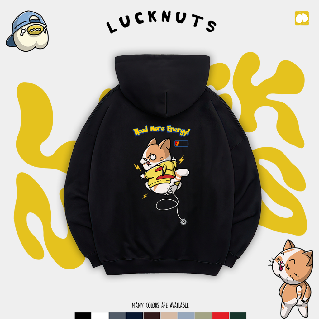 Lucknuts Hoodie Pi-Cat-Chu