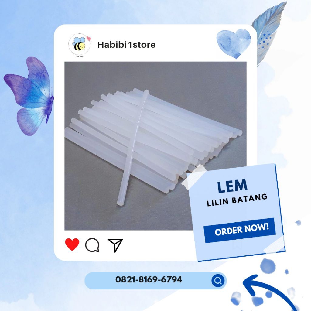 

Habibi1store Lem lilin kecil isi lusinan