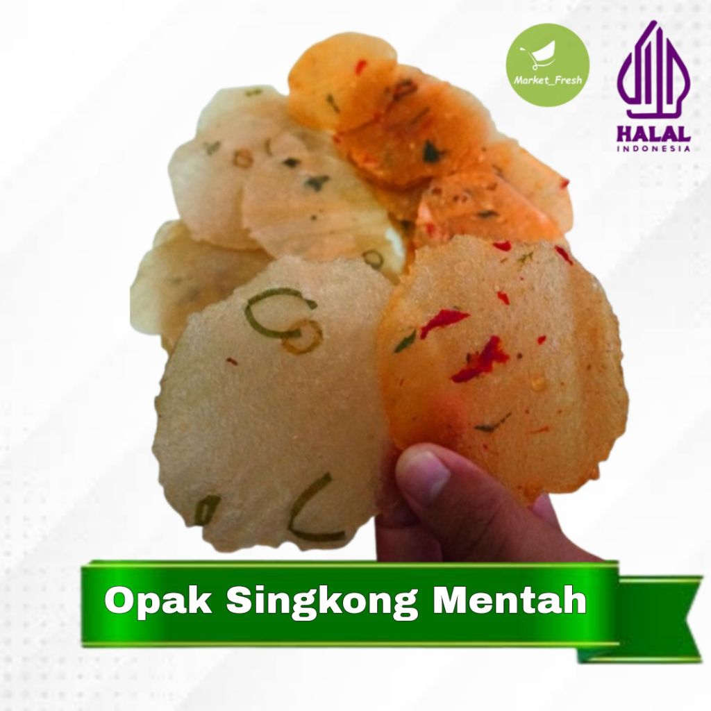 

Keripik Singkong Mentah Pedas Original Opak Singkong Mentah | 1kg