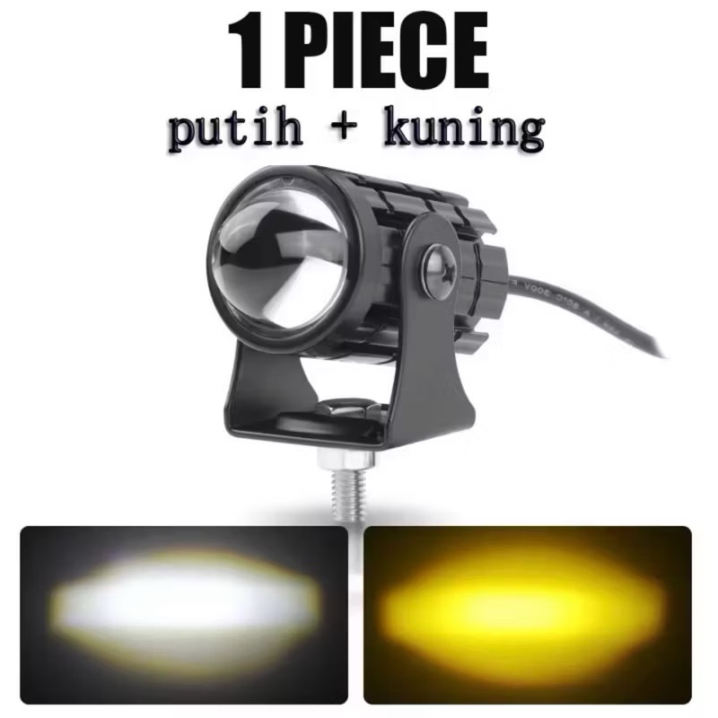 DRIVING Lampu Tembak Laser Led Mini 2 Warna - Lampu Tembak Sorot Foglamp Mini D2 Laser Gun/lampu tem