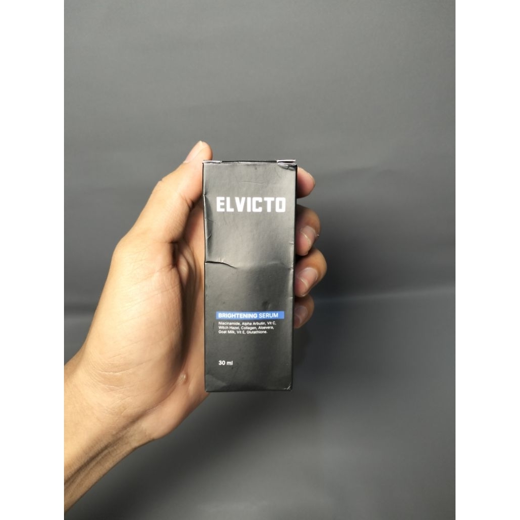 ELVICTO Brightening Serum 30ml - 98% Kondisi (Baru 2x Pakai) Pasti Ganteng Bareng Verrel Bramasta