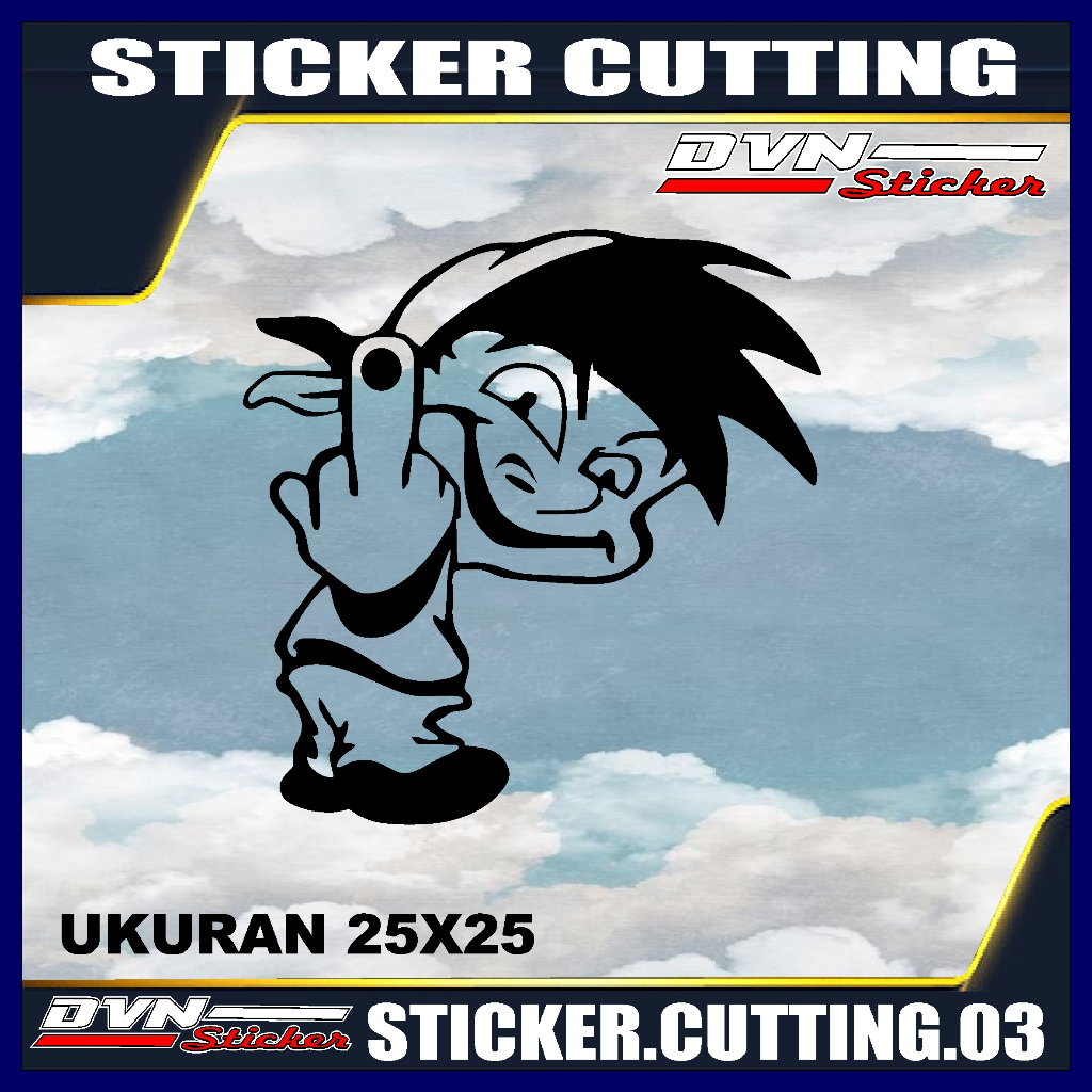 

STICKER CUTTING GAMBAR 3D KEREN 03