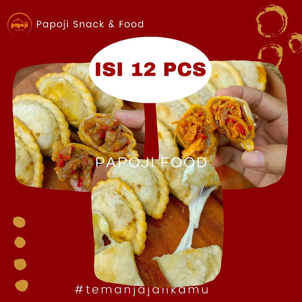 

Cireng Isi 12 PCS Varian Lengkap Ayam Suwir Pedas/Daging/Keju Mozza/Bakso/Sosis Murah Enak