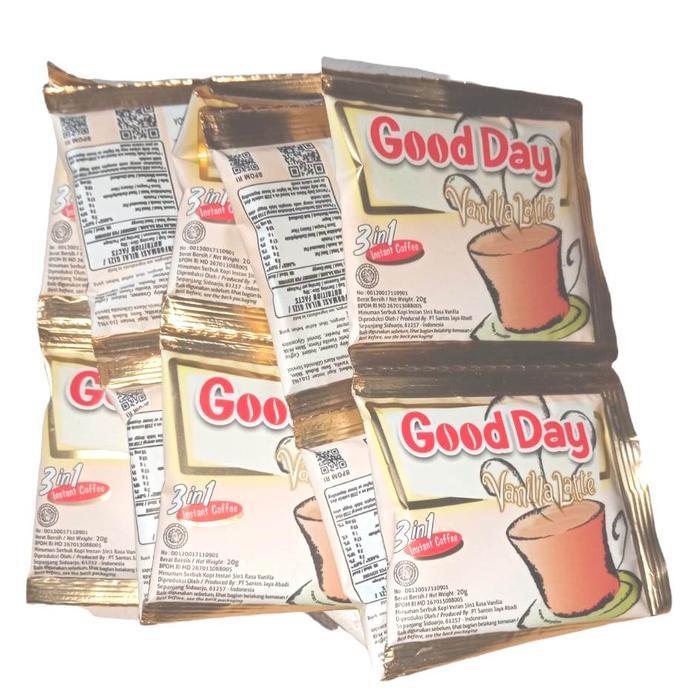 

Good Day Vanilla Latte 1 Renceng - Kelembutan Vanila dan Kopi dalam Satu Seduhan!