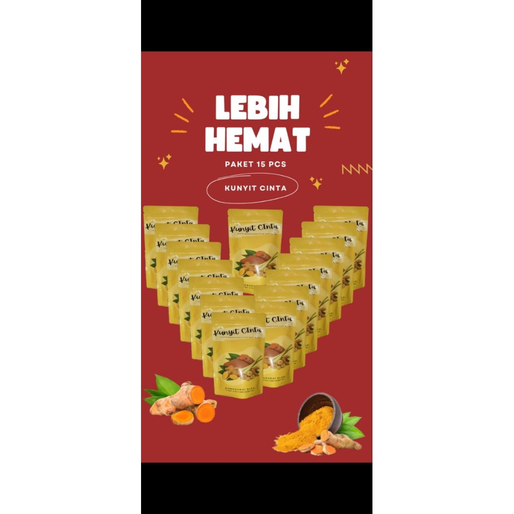 

PAKET USAHA / 15 PCS KUNYIT CINTA BANYAK UNTUNG