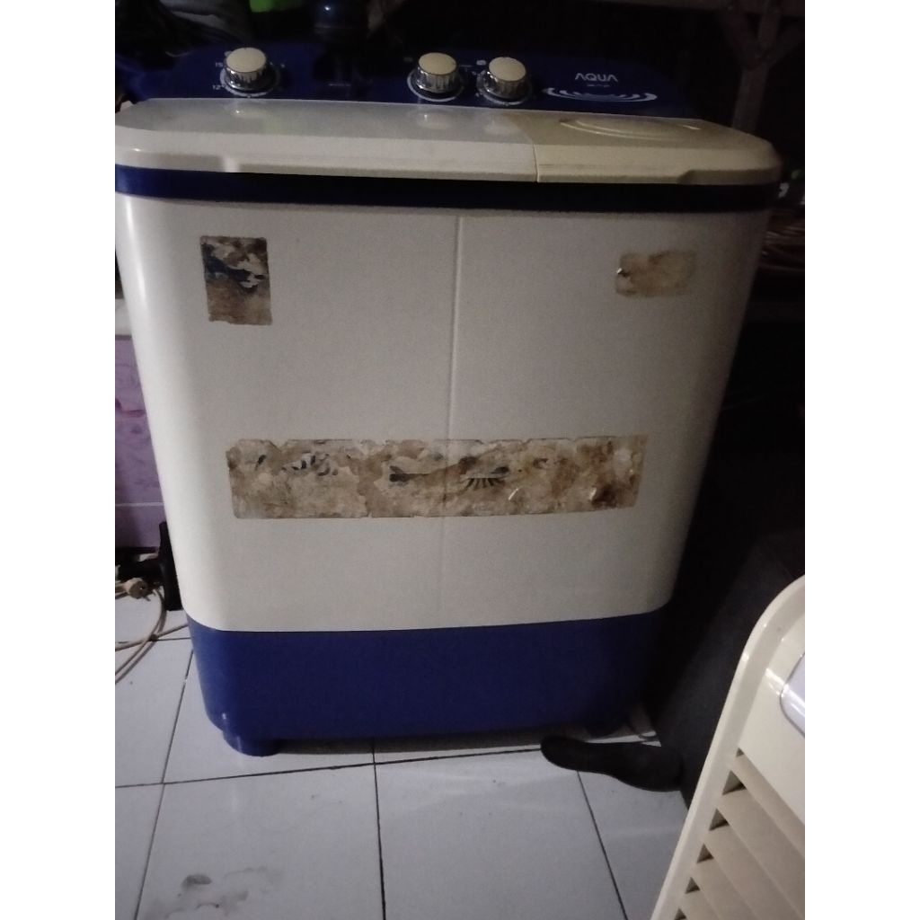 mesin cuci second aqua