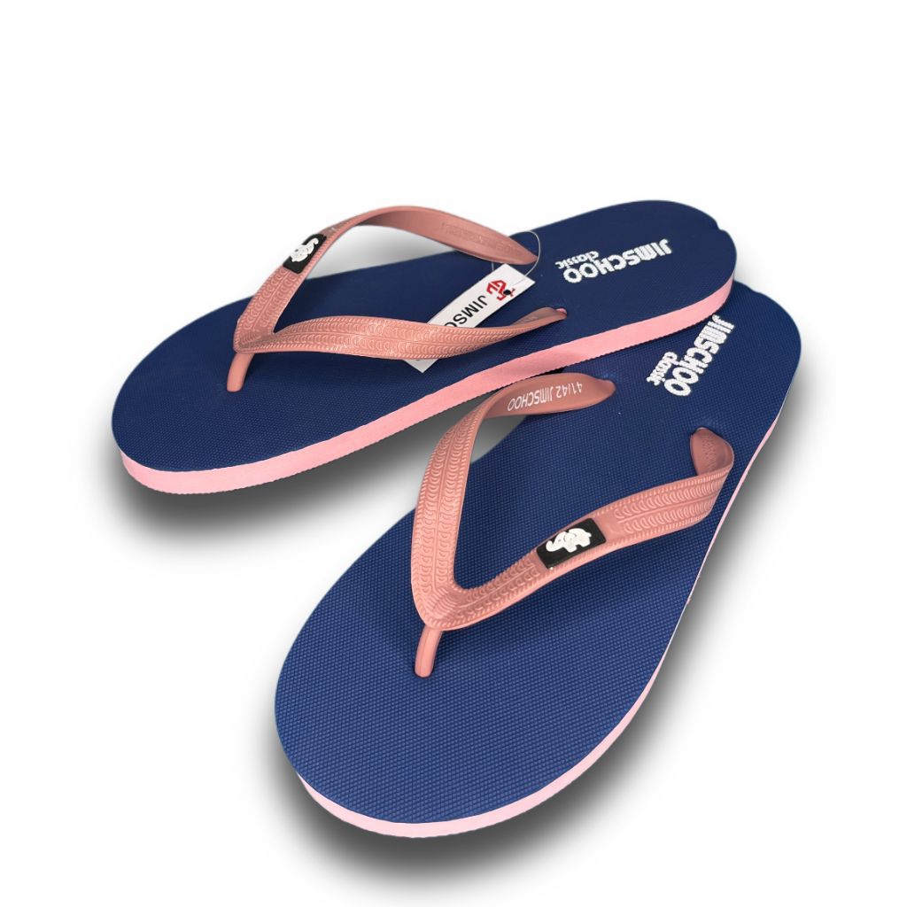 SANDAL JEPIT PRIA DAN WANITA - SANDAL JEPIT KARET LENTUR BASIC TWO TONE BAHAN RUBBER KARET