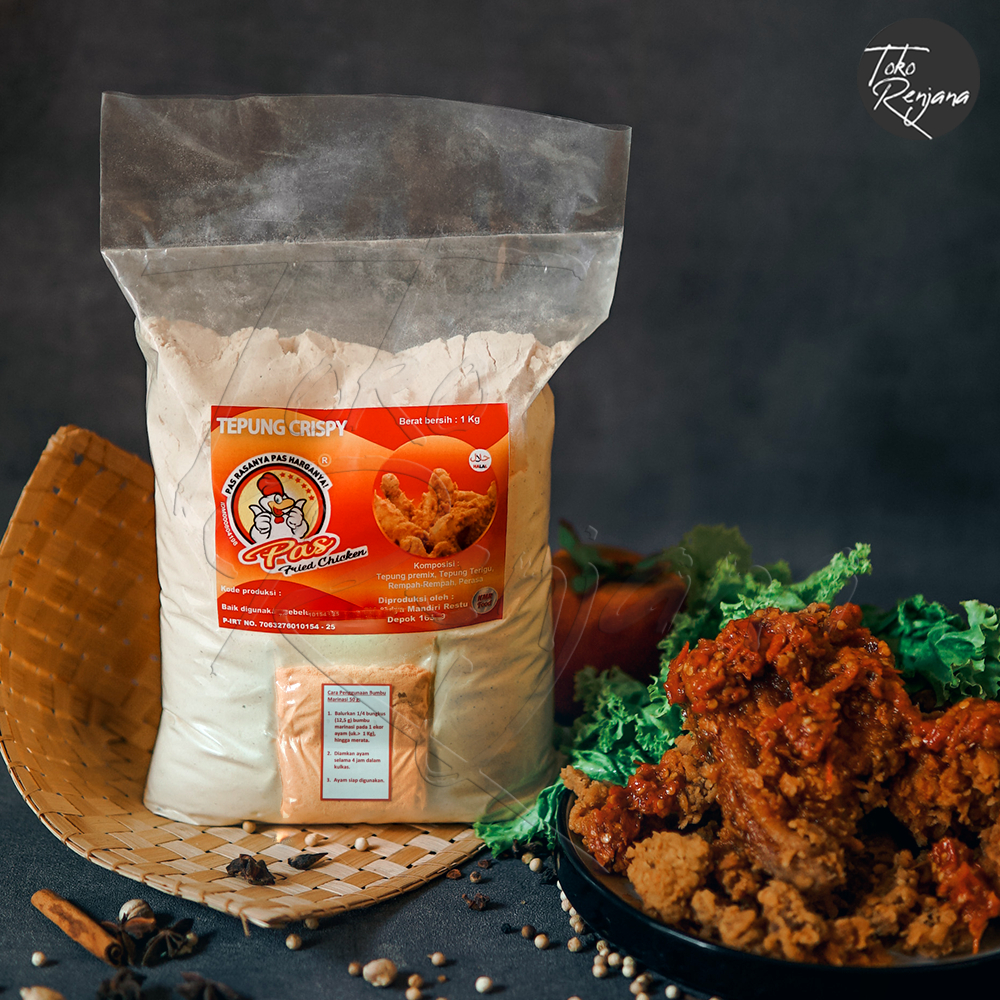 

PAS Fried Chicken Tepung Super Crispy Kentucky dan Marinasi Anti Gagal 1kg