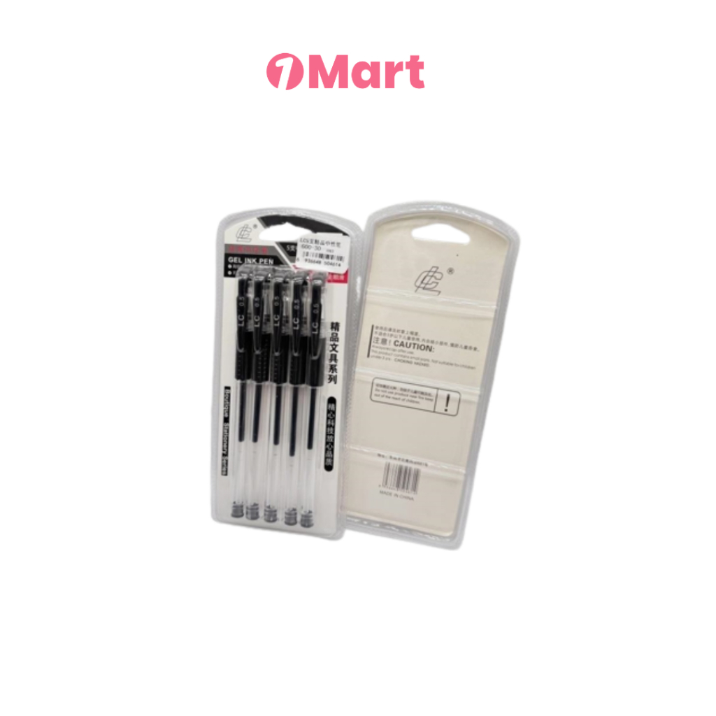 

1MART Pulpen Gel LC5 (Isi 5 Pcs)