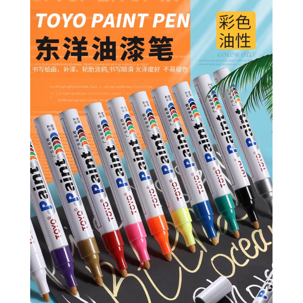 

Spidol SILVER Ban Paint Marker Paint Tahan Air dan Anti Luntur Paint Marker Spidol Nat Keramik Ori IMPORT PERMANEN PUTIH SILVER GOLD