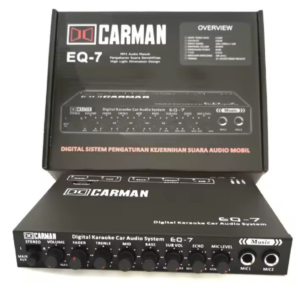 CARMAN EQ-7 PARAMETRIC EQUALIZERAUDIO Original