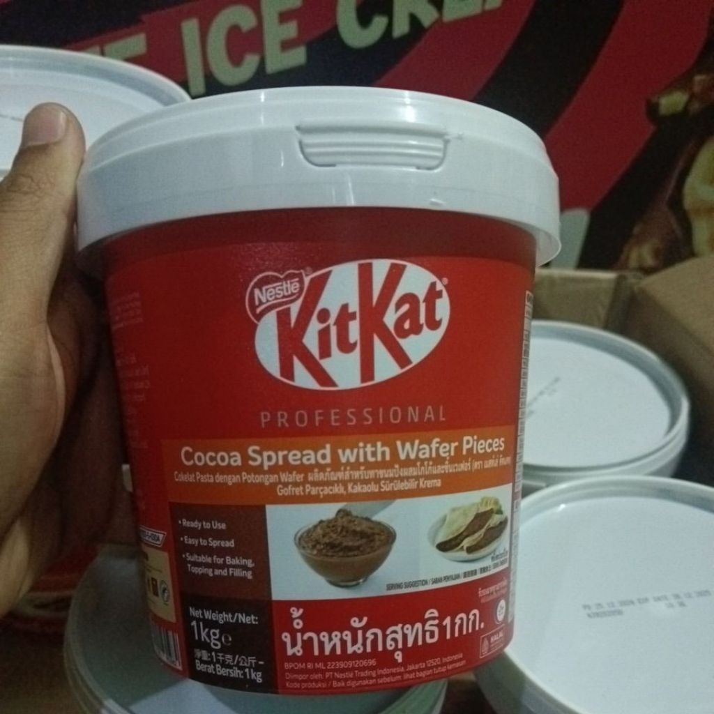 

Kitkat Cocoa Spread | Oles | Coklat Selai | Nestle 1Kg