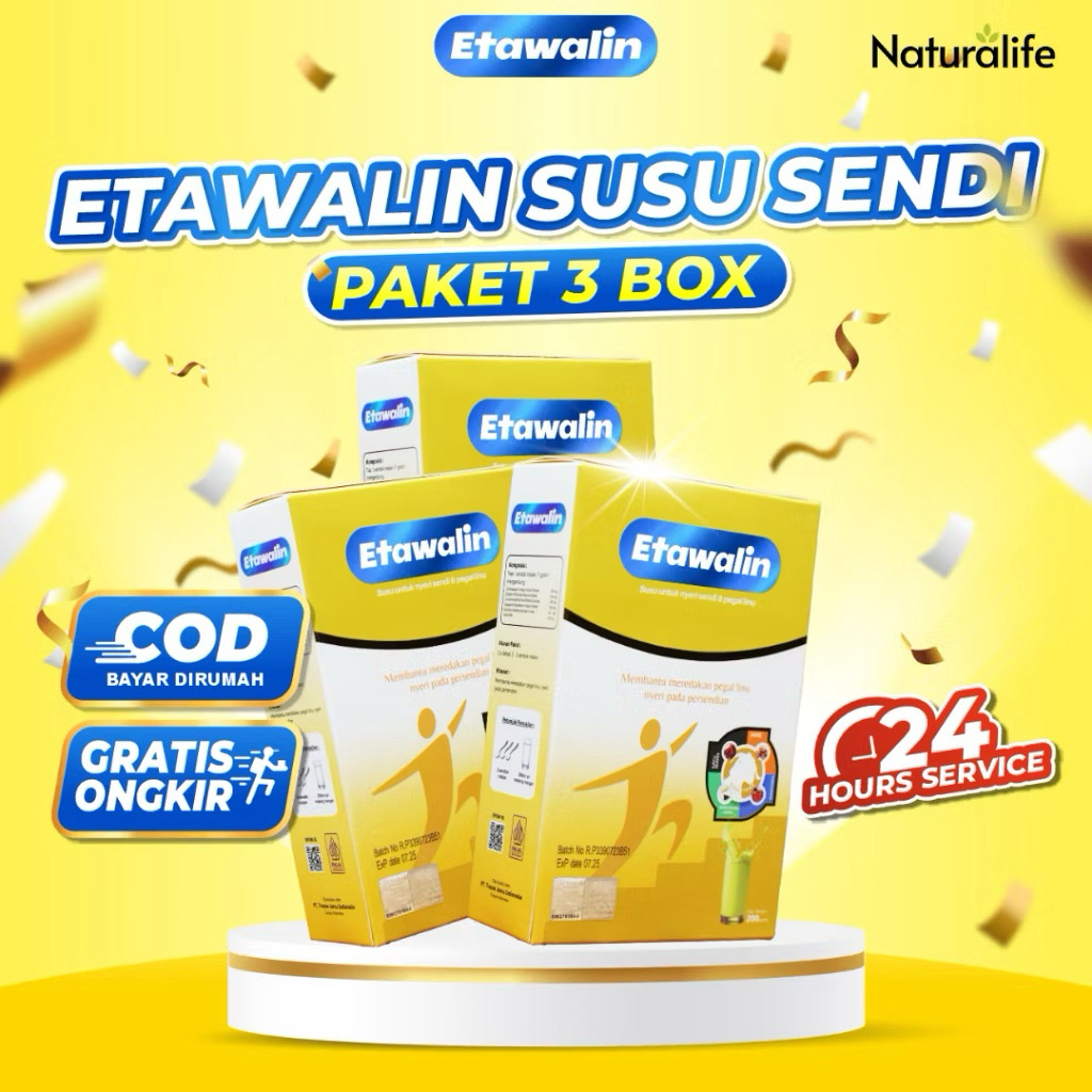 

Susu Etawalin PAKET Bundling – Susu Kambing Etawa Atasi Nyeri sendi Tingkatkan Kepadatan & Kesehatan Tulang Susu Anti Asam Urat