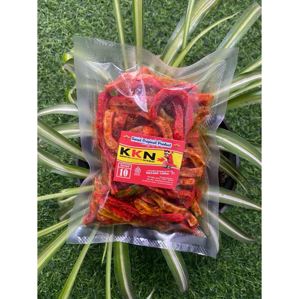 

kerupuk beton pedas kriuk mantap ukuran 250 gram