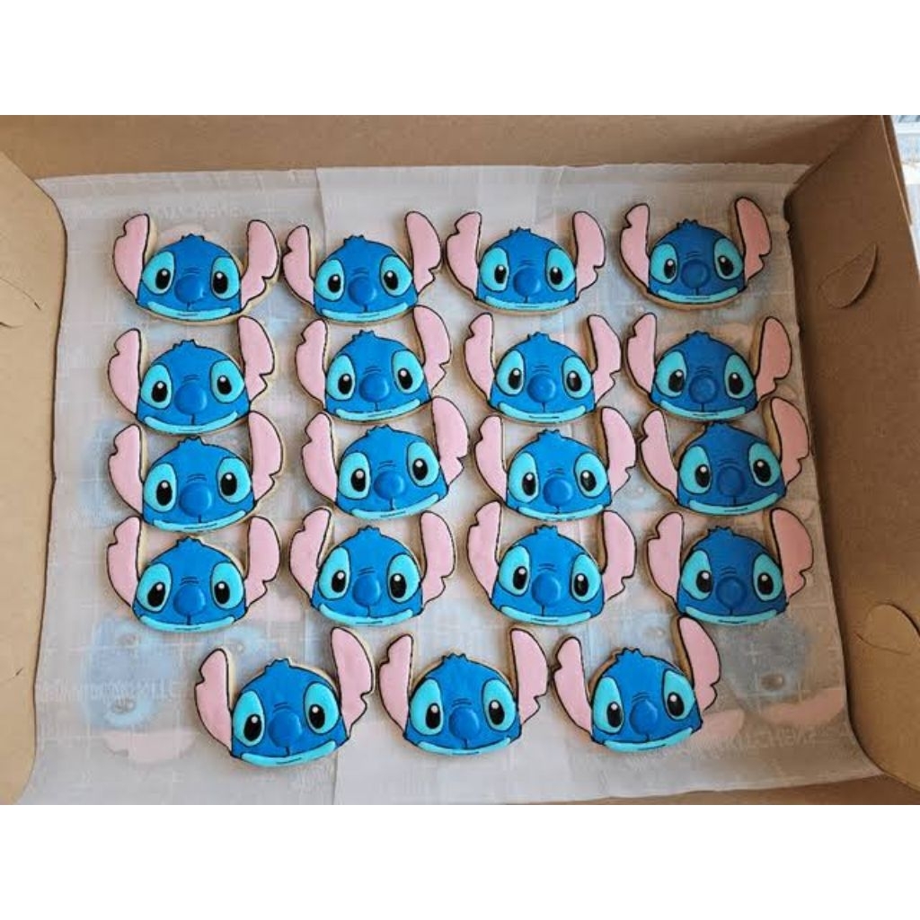

Catanova Butter Cookies Kukis Hias Karakter Stitch