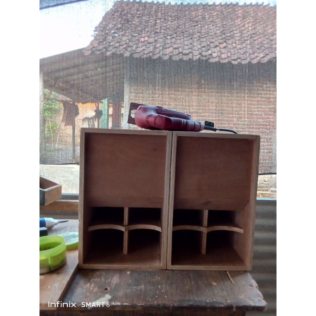 box speaker model supali 6in triplek semi meranti 12mm