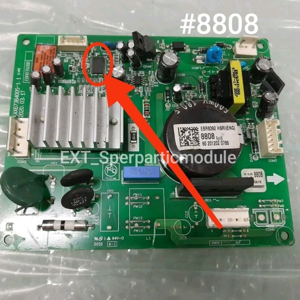 TMPM375FSDMG 8808 IC KULKAS 1PINTU LG INVERTER