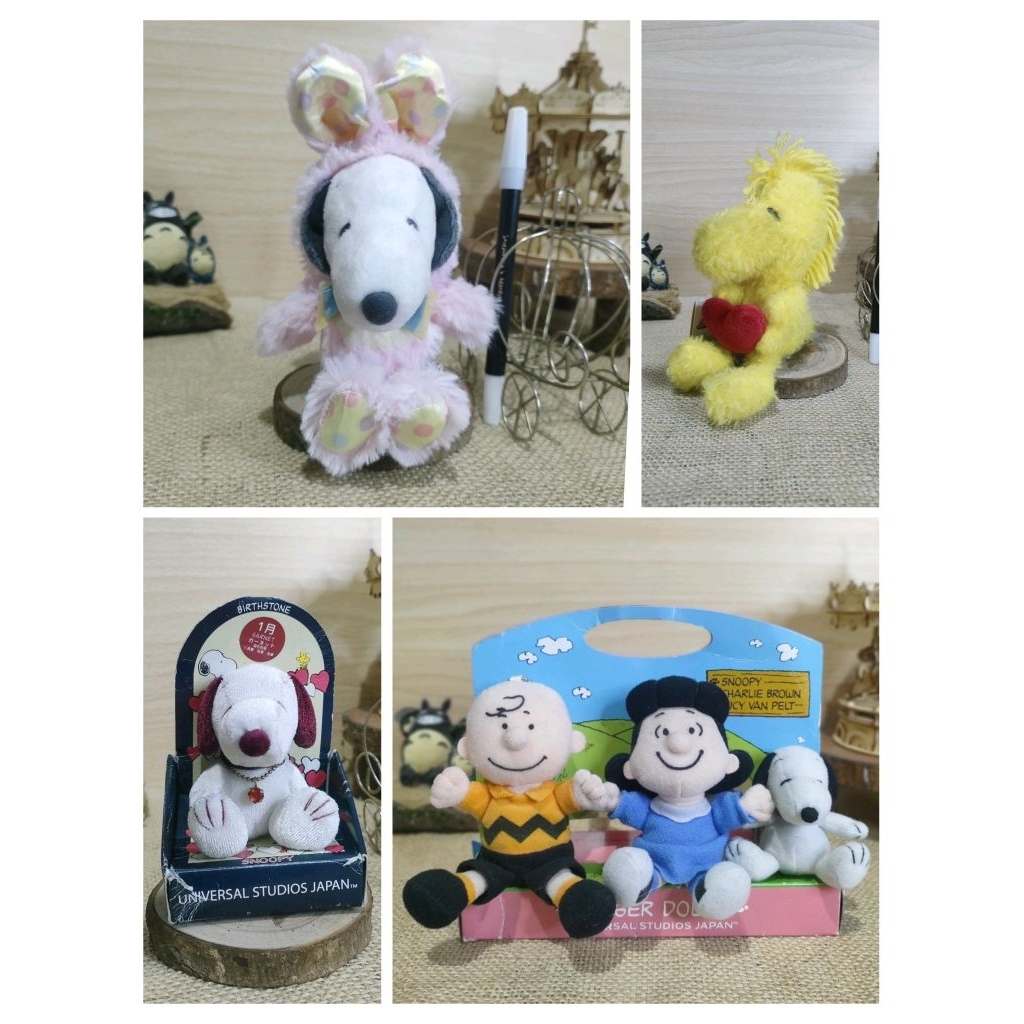 Snoopy Bunny plush USJ keychain / snoopy plush original