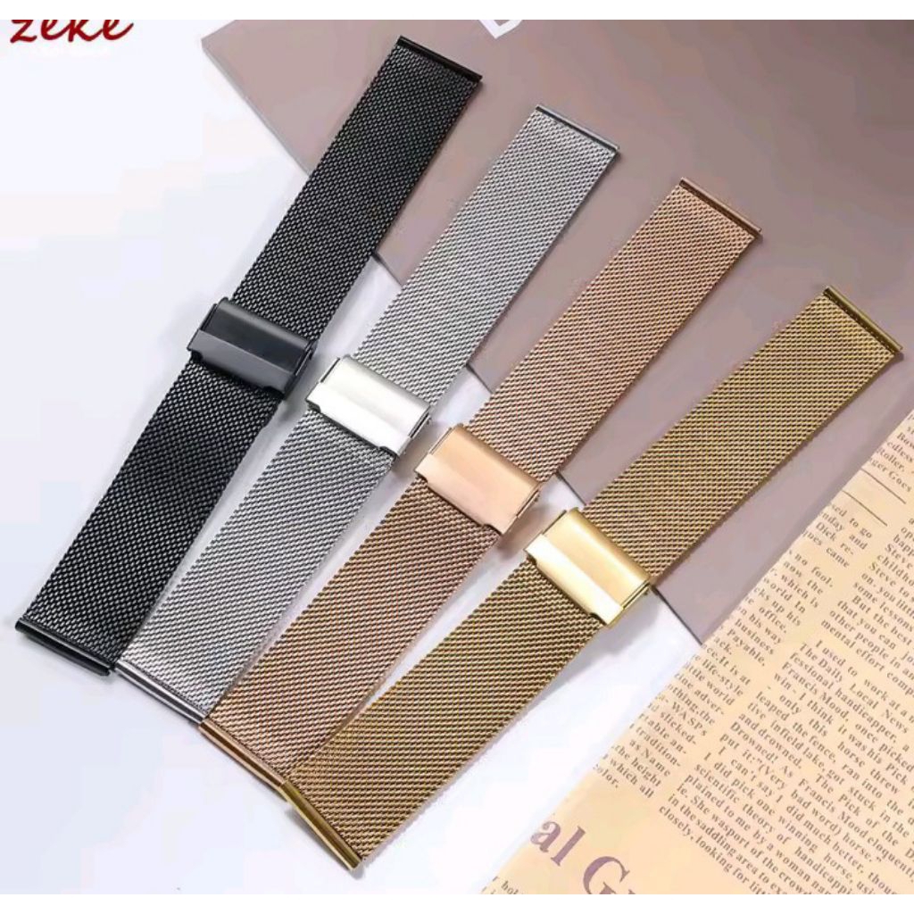 Bracelet Jam Tangan Rantai Mesh Pasir Steinless steel Rantai Jam Ac