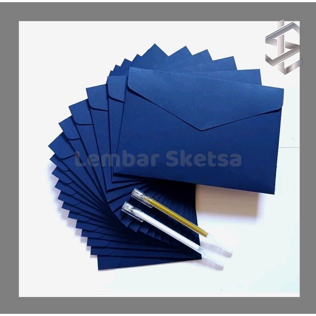 

AMPLOP VINTAGE BIRU NAVY UKURAN A5 AESTHETIC