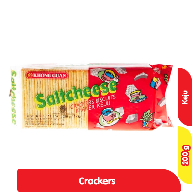 

Khong Guan Saltcheese Crackers 200 g