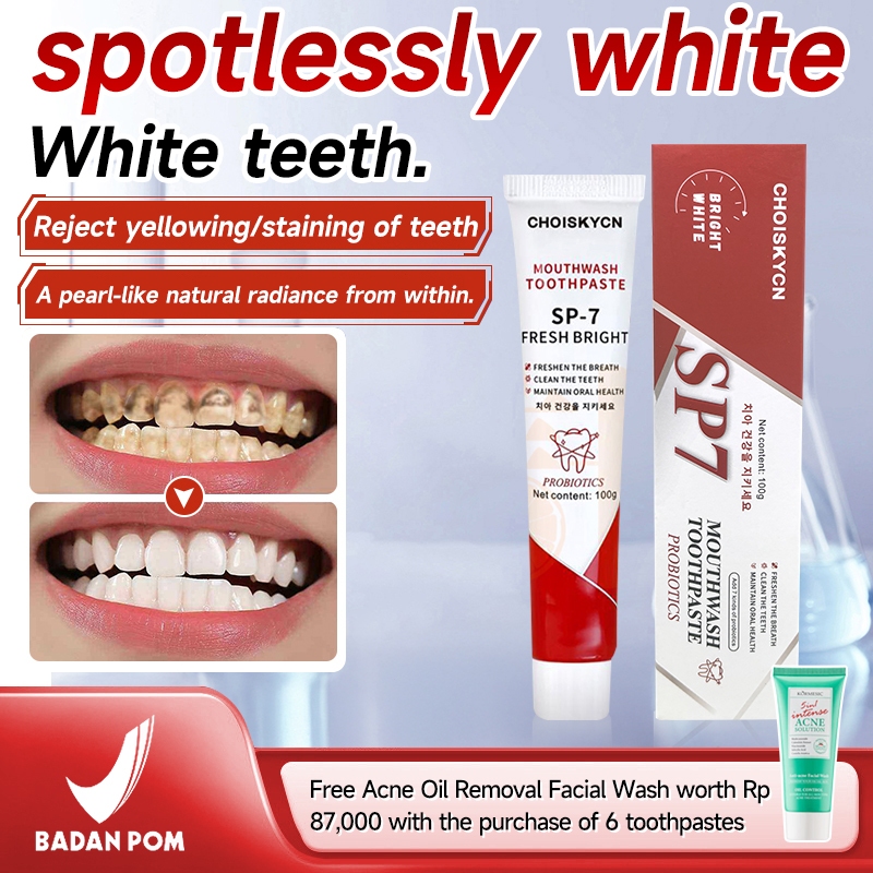 MeToo Pasta Gigi Pemutih Cepat - Arang Aktif Hilangkan Noda & Karang Gigi, Aman BPOM