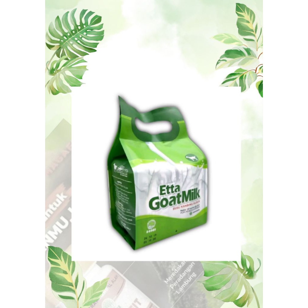 

susu Etta goat milk HNI HPAI EGM susu kambing baik untuk kesehatan tubuh dan bagus utk tulang