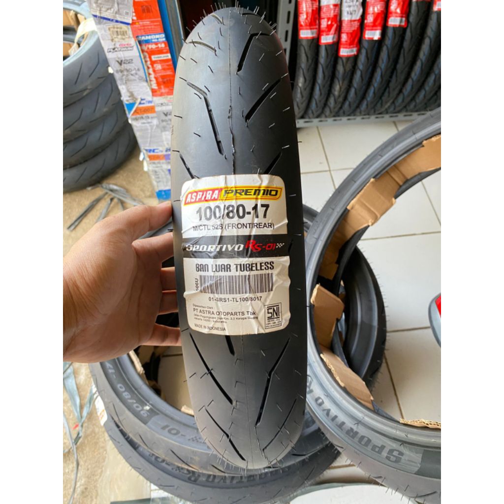 Ban Aspira Sportivo RS 01 soft compound 100/80-17