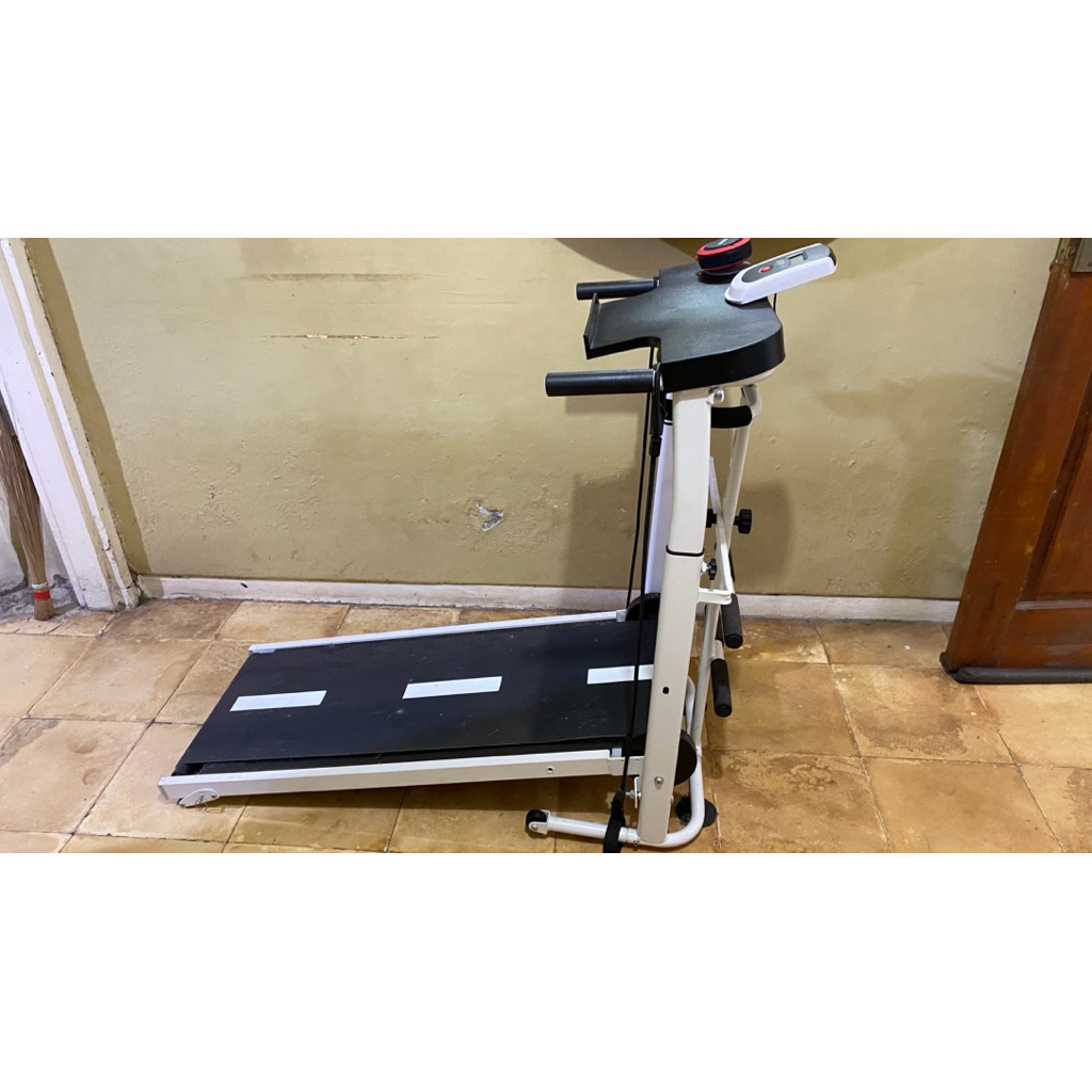 JUAL TREADMILL MANUAL SECOND (PEMAKAIAN PRIBADI) 16 in 1 Treadmill - Alat Fitness/Treadmill Tidak Me