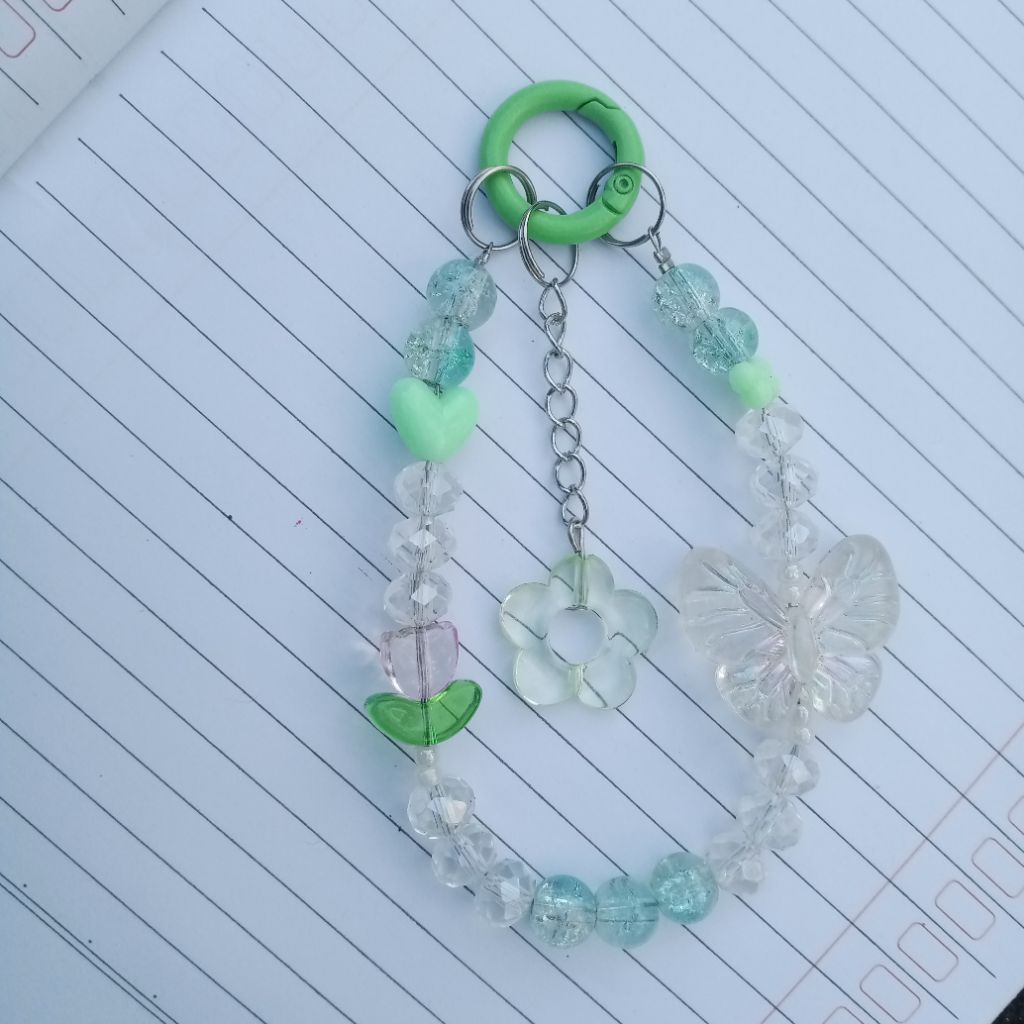 Bag charm manik manik
