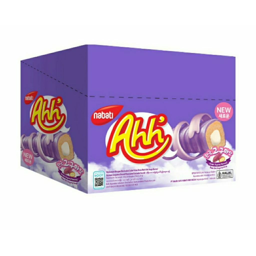 

Nabati Ahh 4gr (20pcs) /ahh goguma /ahh 500 /cemilan /snack