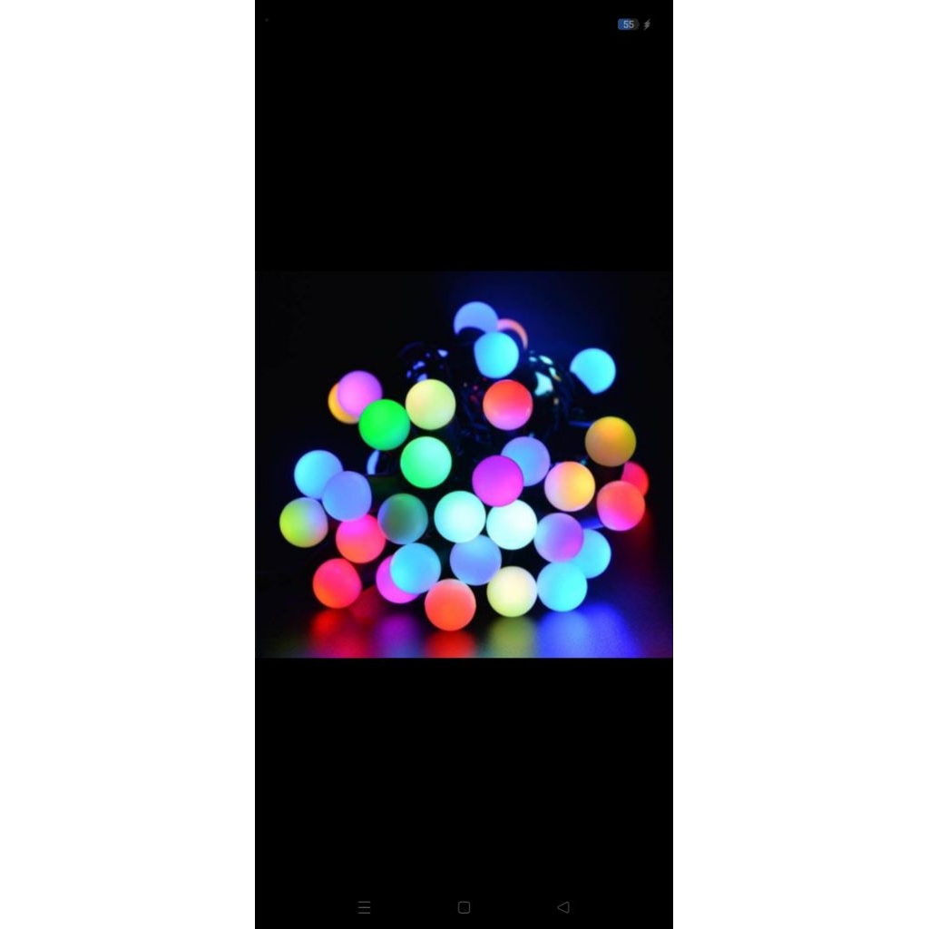 lampu tmblr bola anggur / lampu LED NATAL